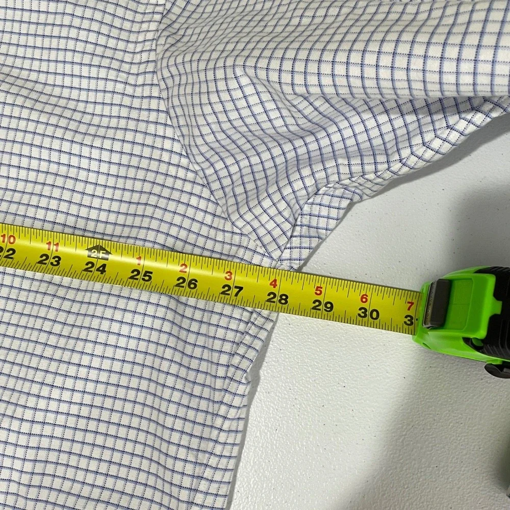Ralph Lauren Mens Windowpane Check Blake Shirt Size XL Button Down Office Preppy